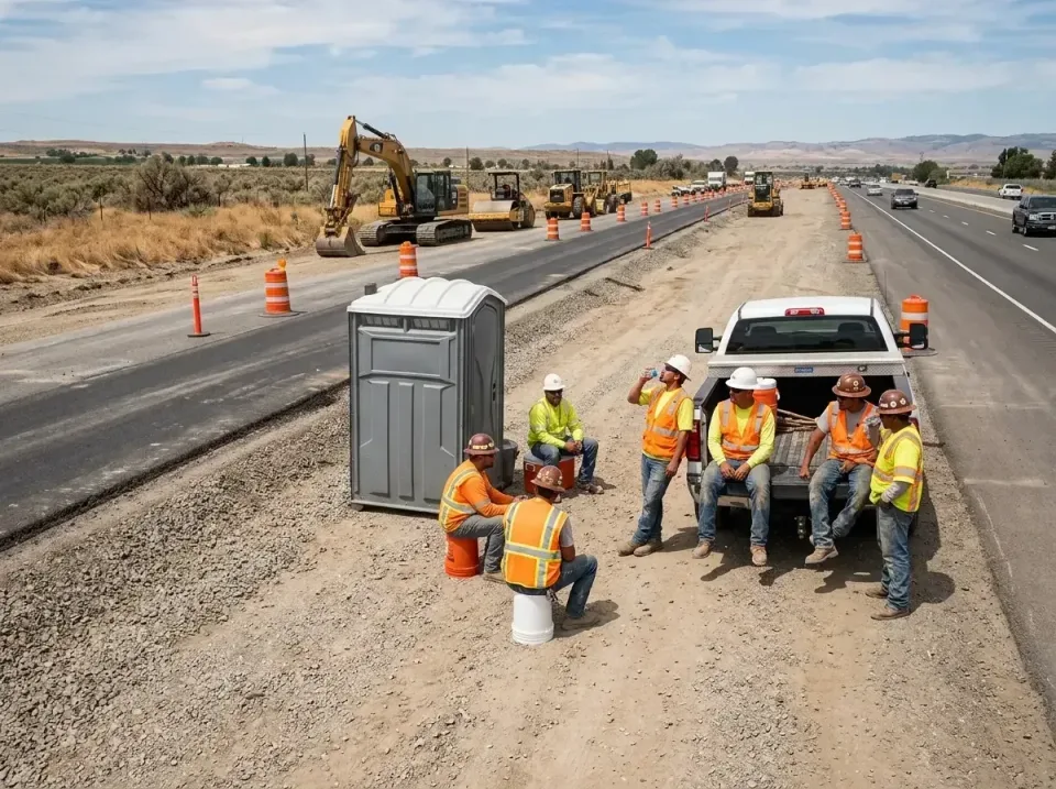 highway-road-construction-crew-007 — frequently asked questions, Porta Potty and Restroom Rentals in Calais, ME